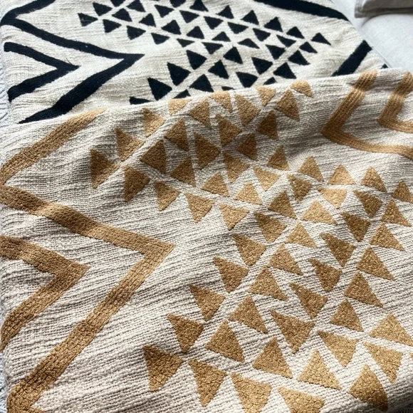 💛🖤 UO Throw Pillow Cover - Picture 3 of 5